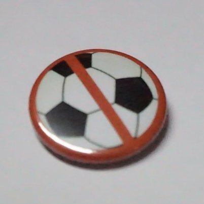 Button "Gegen Fußball"