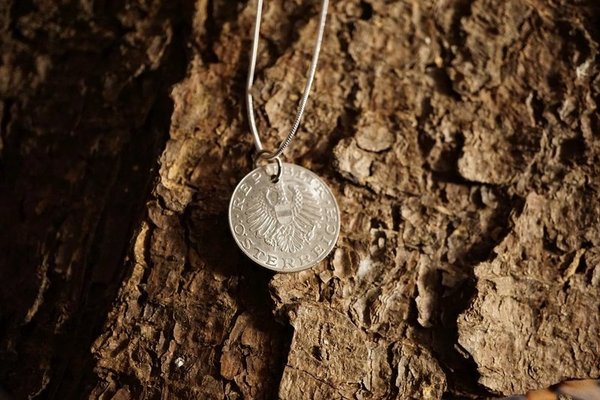 Amulett aus Münze - Österreich - 10 Schilling