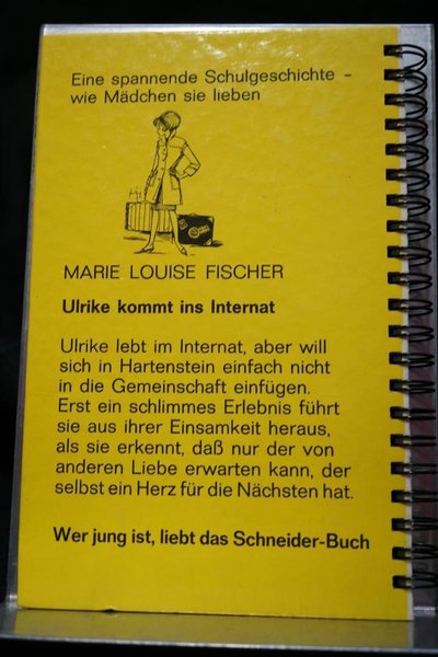 Upcycling - Notizbuch - Ulrike kommt ins Internat