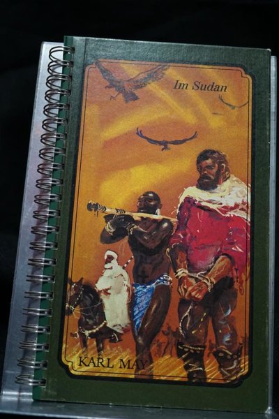 Upcycling - Notizbuch - Karl May - Im Sudan
