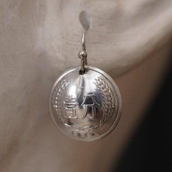 Ohrringe aus Münzen - China 1 Feng