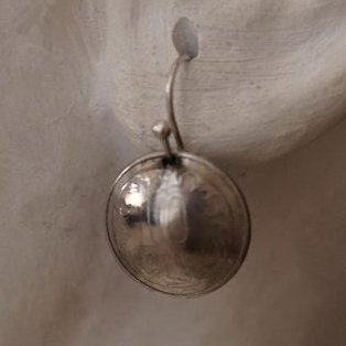 Ohrringe aus Münzen - Polen 10 Groszy